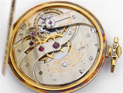 patek philippe movement eta|Patek Philippe pocket watch movement.